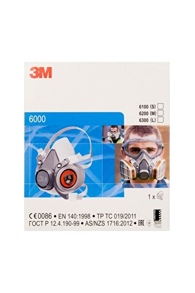 3M Mască de protecție parțială pentru vopsire și pulverizare, anti-praf, 6100...