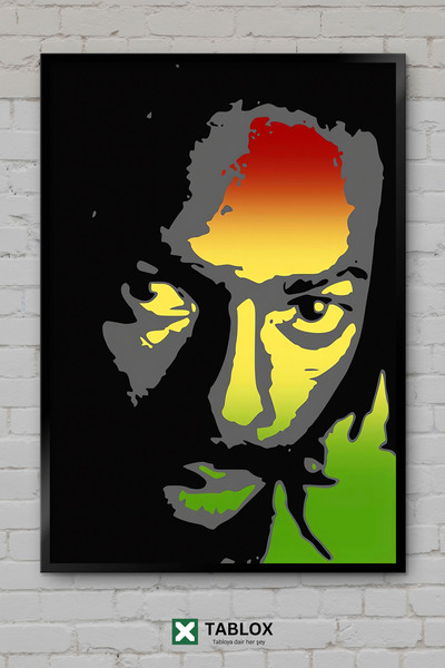tablomaxtbx Buju Banton Τραγουδιστής ρέγκε, Μουσική αφίσα, Διακοσμητικός πίνα...