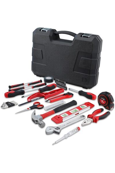 ValueMax 166-Piece Household Tool Set, Home Repair Kit with Storage Case