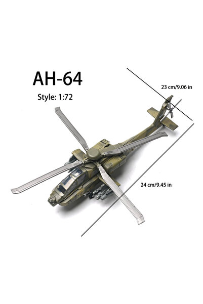 Choice AH-64 1 Piece DIY Puzzle Building Blocks Military Model Assemble Colle...