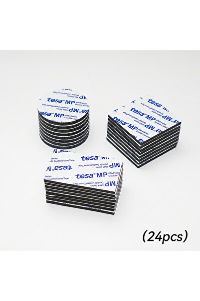 Choice Black Mix 24pcs Tesa Double Sided Foam Pads Extra Strong Adhesion Heat...
