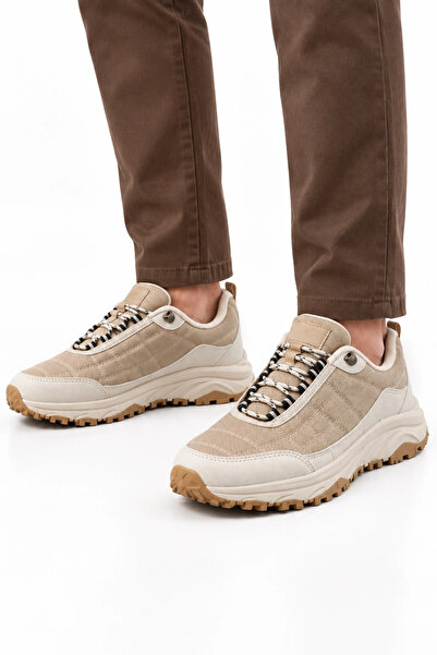 HT HOTİN Mare Unisex Outdoor Wool Inside Rubber Sole Shoes - Beige