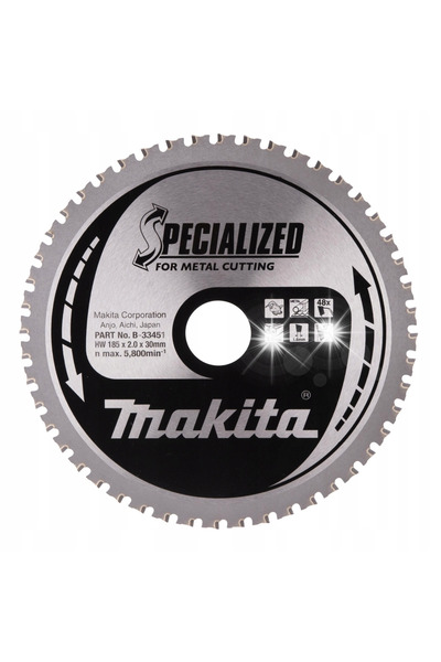 Makita DISC DE TĂIERE SPECIALIZAT 185x30mm 48Z B-33451