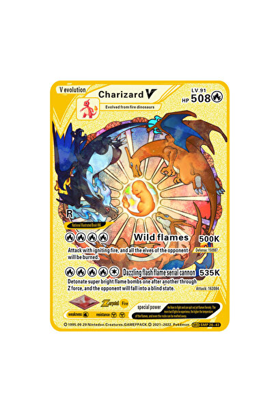 Choice 94 2026 NEW Pokemon Metal Card 10000 Points Arceus Charizard Super Car...