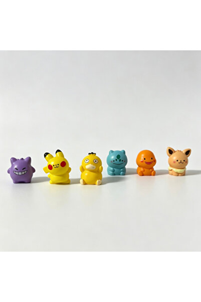 BANDAI opp bag 6pcs 6Pcs Kawaii Anime Fantasy Creatures Mini Figurines, Cute ...