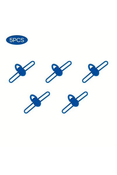 Choice blue 5pcs 5pcs/bag High Elasticity Silicone Fishing Bait Hook Fixer Li...