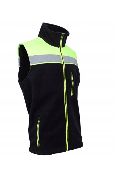 Seven Kings Vestă din fleece căptușită cu element reflectorizant, Rival, negr...