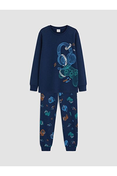 LC Waikiki Printed Boys' Pajama Set (W6)