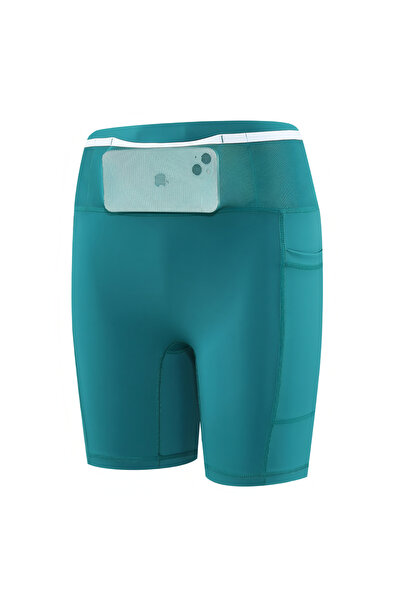 Choice S M2452 copper green Mens Marathon Running Shorts with Waist Pack Comp...