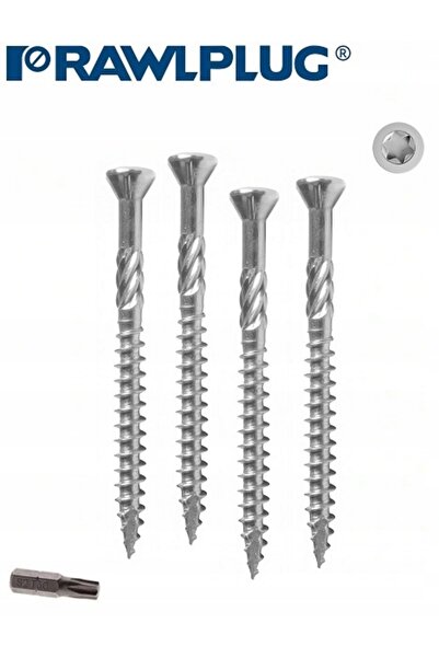 RAWLPLUG Șuruburi pentru skateboard, din oțel inoxidabil A2, R-DSX, 4x40mm, 2...
