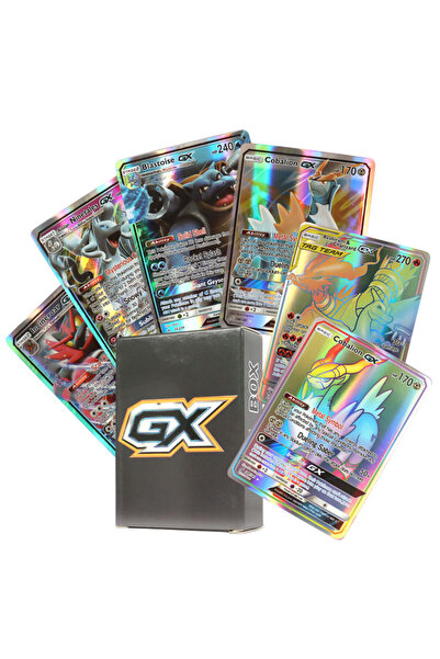 Choice 60GX 60/100Pcs English Pokemon Cards shining MEGA GX EX Vmax Vstar Hol...