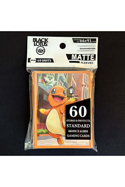 Choice Orange 60pcs 60pcs PKM Standard Size 66x91MM PTCG Deck Protector Sleev...