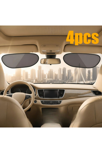 Choice 4pcs Car Sunshade Universal Summer Car Window Sun Shade Curtains Anti-...