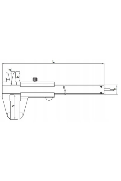 Mitutoyo Șubler cu vernier de 200 mm (530-123)
