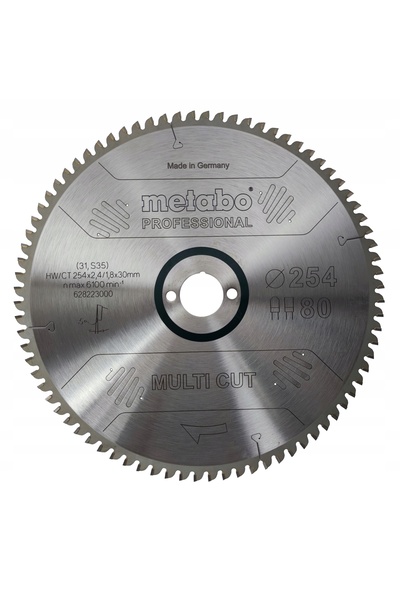 Metabo Disc de ferăstrău HW/CT 216x30mm 60 dinți FZ/TZ