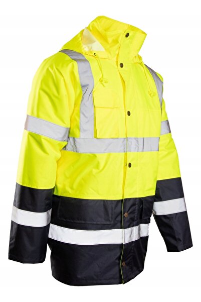 BENEFIT Jachetă de lucru reflectorizantă tip parka, galbenă, M