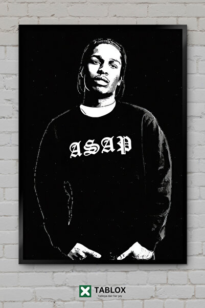 tablomaxtbx Asap Rocky Rapper Rapper Hip Hop Cântăreț Muzician Poster muzical...