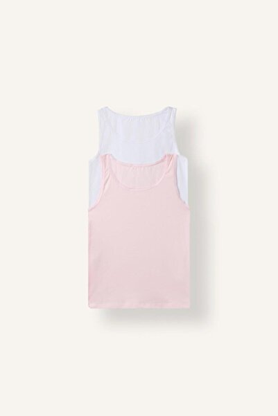 DeFacto 2-Pack Round Neck Basic Undershirt Girls (26 Au)
