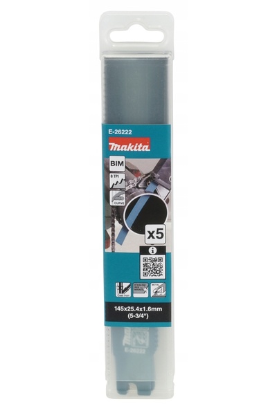 Makita BRZESZCZOTY 145x1,6mm 8Z/C 5 bucăți E-26222