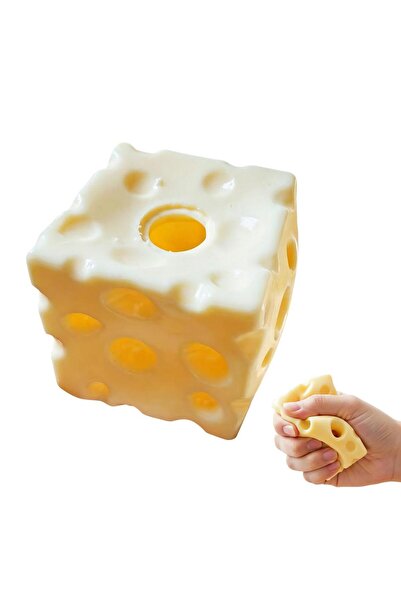Choice Yellow 7cm Soft Cheese Ball Skin Squeeze Toy DIY Tactile Satisfaction ...