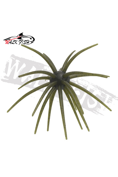 Choice 70mm 1.6g H8 WALK FISH 3Pcs 0.5g-8.7g Sea Urchin Fishing Lures TPE Sof...