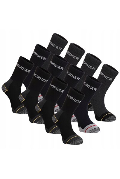 Work Șosete de lucru WORKER POLISH STRONG 43-46 / 12 perechi