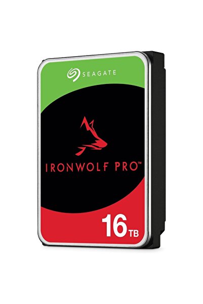 Seagate IRONWOLF PRO 16TB 7200RPM 256MB SATA3 6Gbit/sn ST16000NT001 NAS HDD RESMİ DİSTİ GARANTİLİ