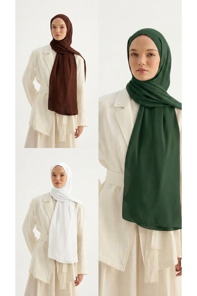 ALDAIYR 3 Pieces of Medina Silk Shawls