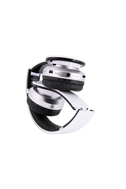 Rebeltec Căști Bluetooth alb cristal