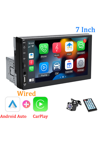 Choice مع 8 كاميرا LED، راديو سيارة 7 بوصة، 1 DIN Carplay، مشغل وسائط متعددة ...