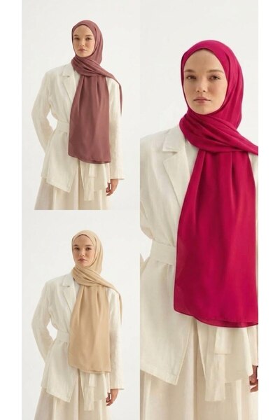 ALDAIYR 3 Pieces of Medina Silk Shawls