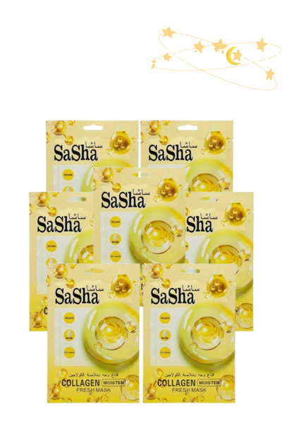 SASHA 7 قطع من قناع الكولاجين المنعش