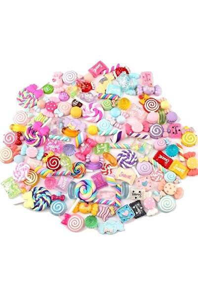 NALACAL Slime Charms Resin Fake Candy Charms Kawaii Cute Set Mixed Assorted S...