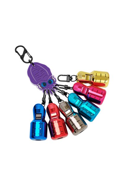 Choice Purple 6se New 6pcs L Squid Jig Bait Protector Kit Webfoot Octopus Egi...
