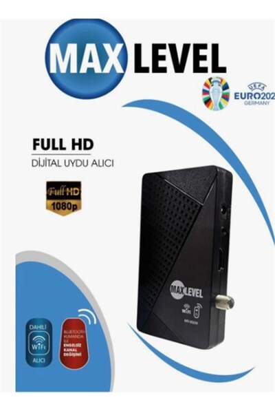 Max Level Mini Hd Digital Uydu Alıcı 1080p (Bluetooh Kumanda)