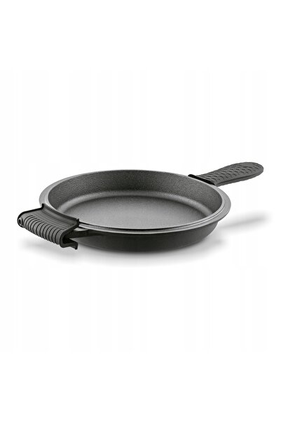 Konighoffer Vas de gătit 2-în-1 din fontă, 25 cm, pentru inducție, cuptor, gr...