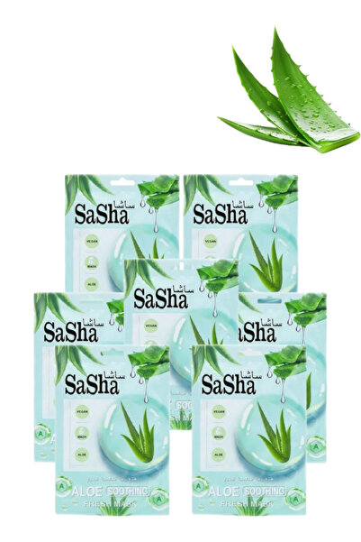 SASHA 7 قطع من قناع الألوة المهدئ المنعش