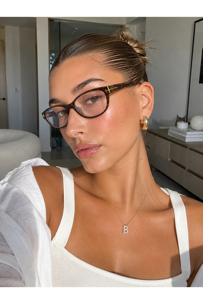 Amber Kadın Erkek Unisex Kemik Cat Eye Kedi Göz Mavi Işık Korumalı Gözlük Şeffaf Ekran Gözlüğü
