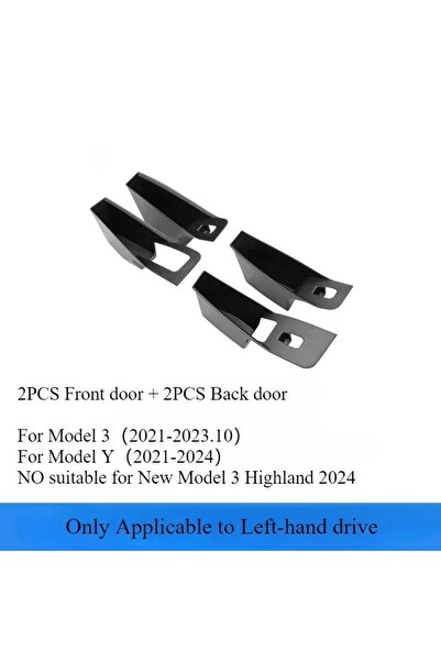Choice 21-24 M3Y 4PCS Door Handle Storage Box for Tesla Model 3 Highland Mode...