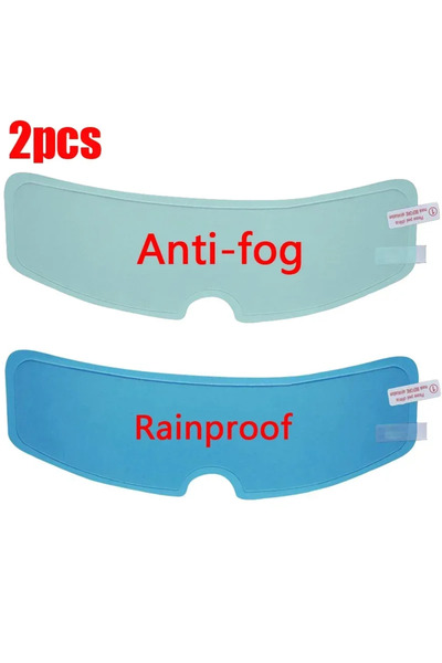 Choice 2Pcs 02 1-2PCS Motorcycle Helmet Clear Rainproof/Anti-fog Film Helmet ...