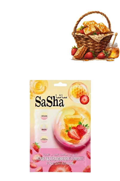 SASHA قناع العسل والفراولة المنعش