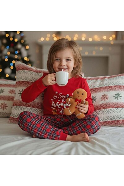 BONBON Boy's Cotton New Year's Concept Printed Long Sleeve 2-Piece Set Cb1089