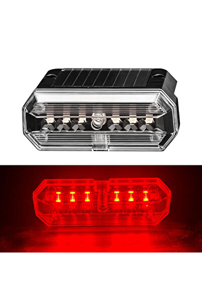 Choice 2pcs red Universal Solar Warning Light Truck Side Lights LED Flashing ...