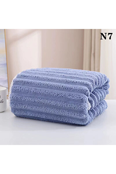 Choice blue-N2 Household Wrap Bath Towel Soft Thickened Absorbent Sports Towe...