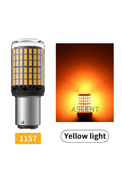 Choice مصباح BAY15D P21-5W كهرماني اللون، قطعتان، 1156 BA15S P21W BAU15S PY21...