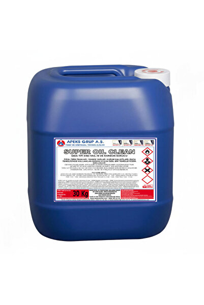 Super Oil Clean - Gıda Tipi Endüstriyel Yağ, İs ve Karbon Sökücü - 30 Kg