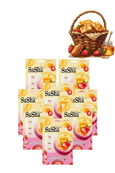 SASHA 8 قطع من قناع العسل والفراولة الطازج