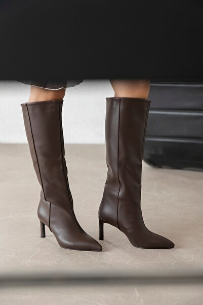 STRASWANS Judd Women's Leather Boots Brown