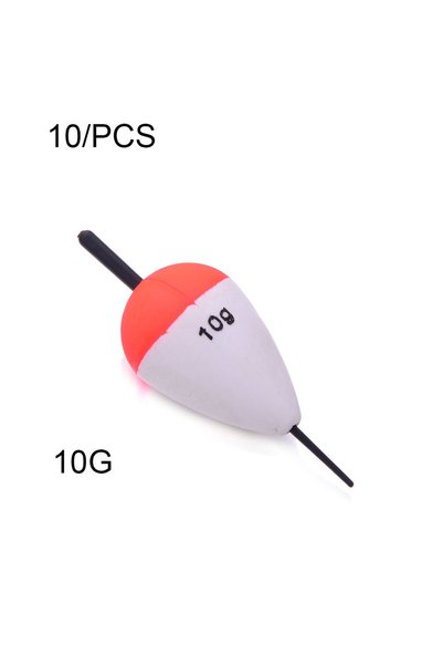 Choice 10G 10Pcs Fishing Float Foam Fish Floats Drift Big Belly Drifts Long C...