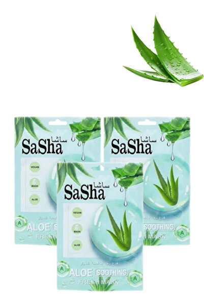 SASHA 3 Pieces Aloe Soothing Fresh Mask